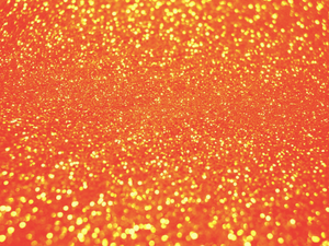 Neon Tangerine Glitter