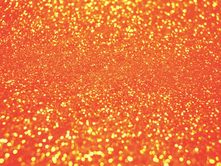 Glow Orange TGG Glitter